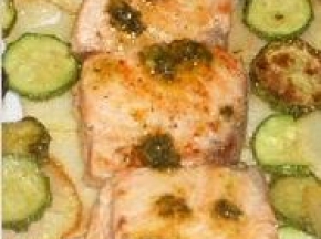 SALMONE AL PESTO