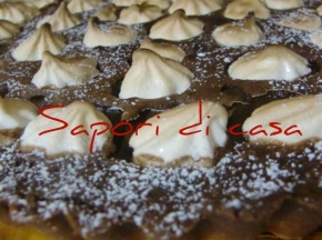 crostata sabee con meringhe