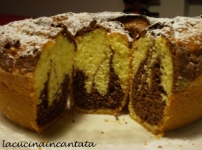 ciambellone a 2 colori