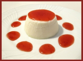 Panna cotta alla fragola