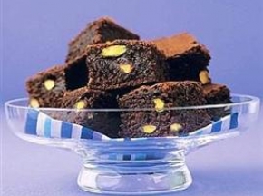 Brownie ai pistacchi e mandorle