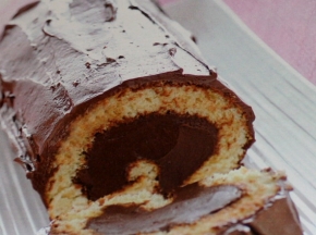 Tronchetto con crema ganache
