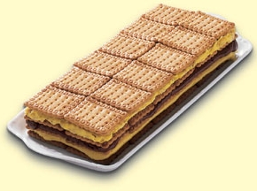 dolce con biscotti saiwa