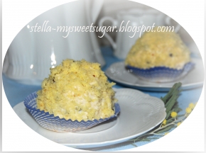 mini-cake mimosa alla crema di latte