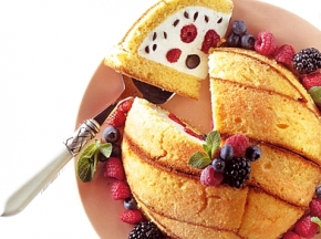 Zuccotto ai frutti di bosco