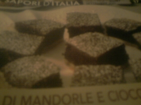 torta di mandorle e cioccolato