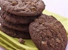 Double chocolate chip cookies