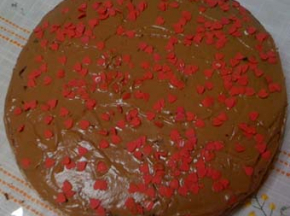 Torta al cioccolato farcita alla Nutella&Panna