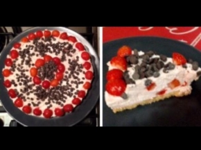 Torta allo yogurt Cameo fragole e cioccolato
