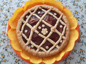 Crostata con marmellata di fichi