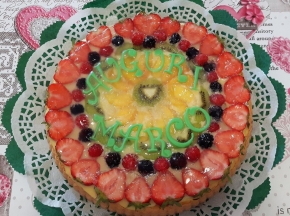 Crostata morbida con frutta fresca (ricetta della Blogger Torte delle mie brame)