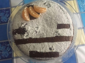 Torta al cioccolato e marmellata di mandarini