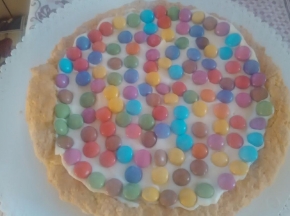 Crostata di coriandoli von smarties