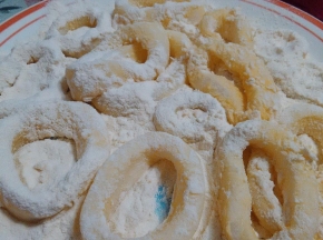 Anelli di totano con farina di grano duro