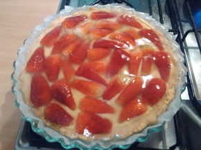crostata di frutta in gelatina