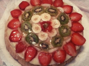 Torta con la frutta