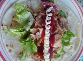 Piadina con kebab