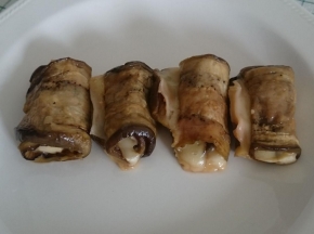 Involtini di melanzane (in bianco)