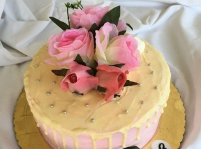 Drip cake rosa