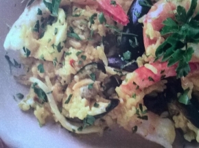 risotto con crostacei