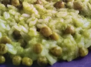 risotto ai piselli