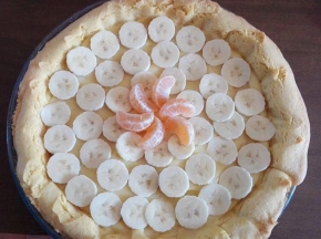 Crostata con crema e frutta