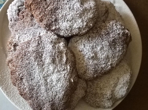 schiacciatine dolci al cioccolato
