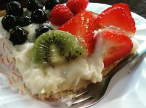 Crostata con crema pasticciera e frutta