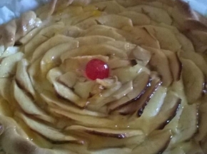 crostata crema e mele