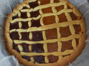 Crostata a due colori