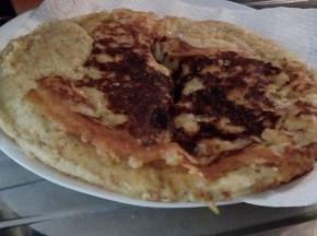 Focaccia di patate al tonno in padella