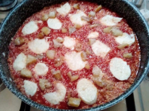 Riso al forno con melanzane