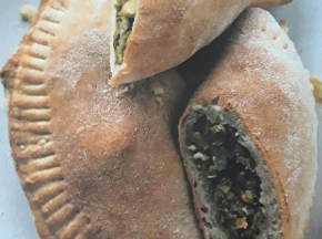 Panzerotti con crema di lenticchie