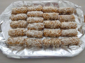 Pavesini con nutella, mascarpone e cocco