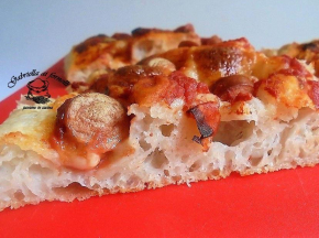 Impasto pizza in teglia ad alta idratazione
