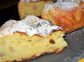 torta ricotta e pere