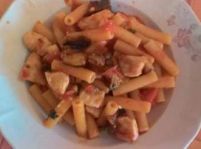 Elicoidali lunghi con il pesce spada