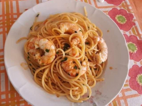 Pasta con i Gamberi 😊