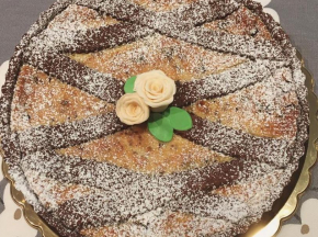 crostata ricotta e cioccolato