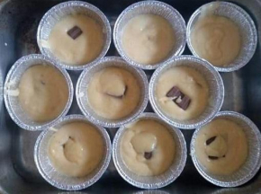 Tortini pezzetti di cioccolato