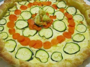 Torta salata zucchine e carote