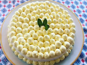 Torta fredda al limone