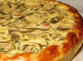 Torta salata agli asparagi
