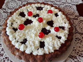 Crostata con crema al mascarpone