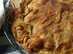 Torta salata con pasta fillo