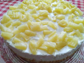 Cheesecake all'ananas