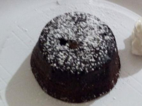 Cuore caldo al cioccolato e arancia