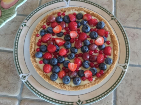Crostata disordinata ai frutti di bosco (senza forno)