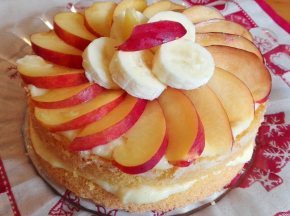 Pan di Spagna alla frutta