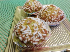 Maffin pistacchio e granella